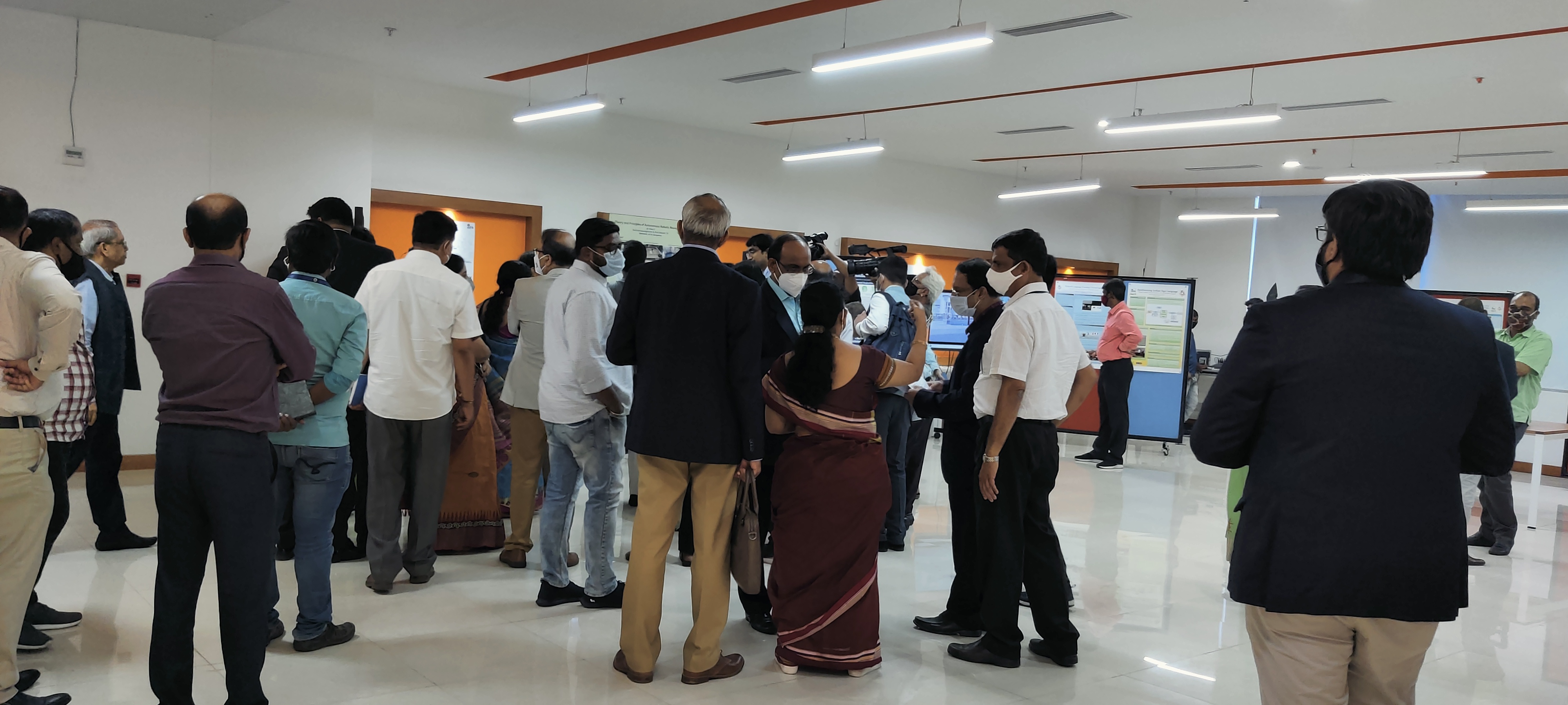 1. Meeting with Ministers at IIITB, Bengaluru